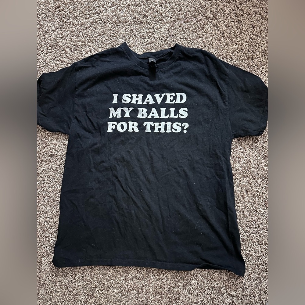 ☀️Gildan Black Graphic Men's T-Shirt